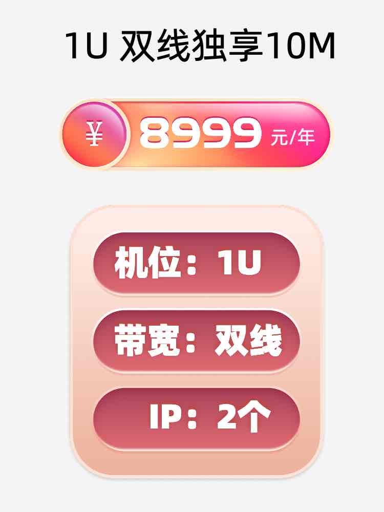 青岛双线独享服务器托管价格