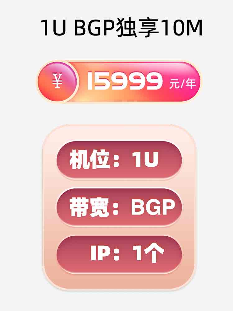 青岛BGP独享服务器托管价格